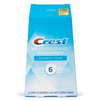 Crest 3D Whitestrips Classic Vivid Levels 6 Whiter - Teeth Whitening Strips