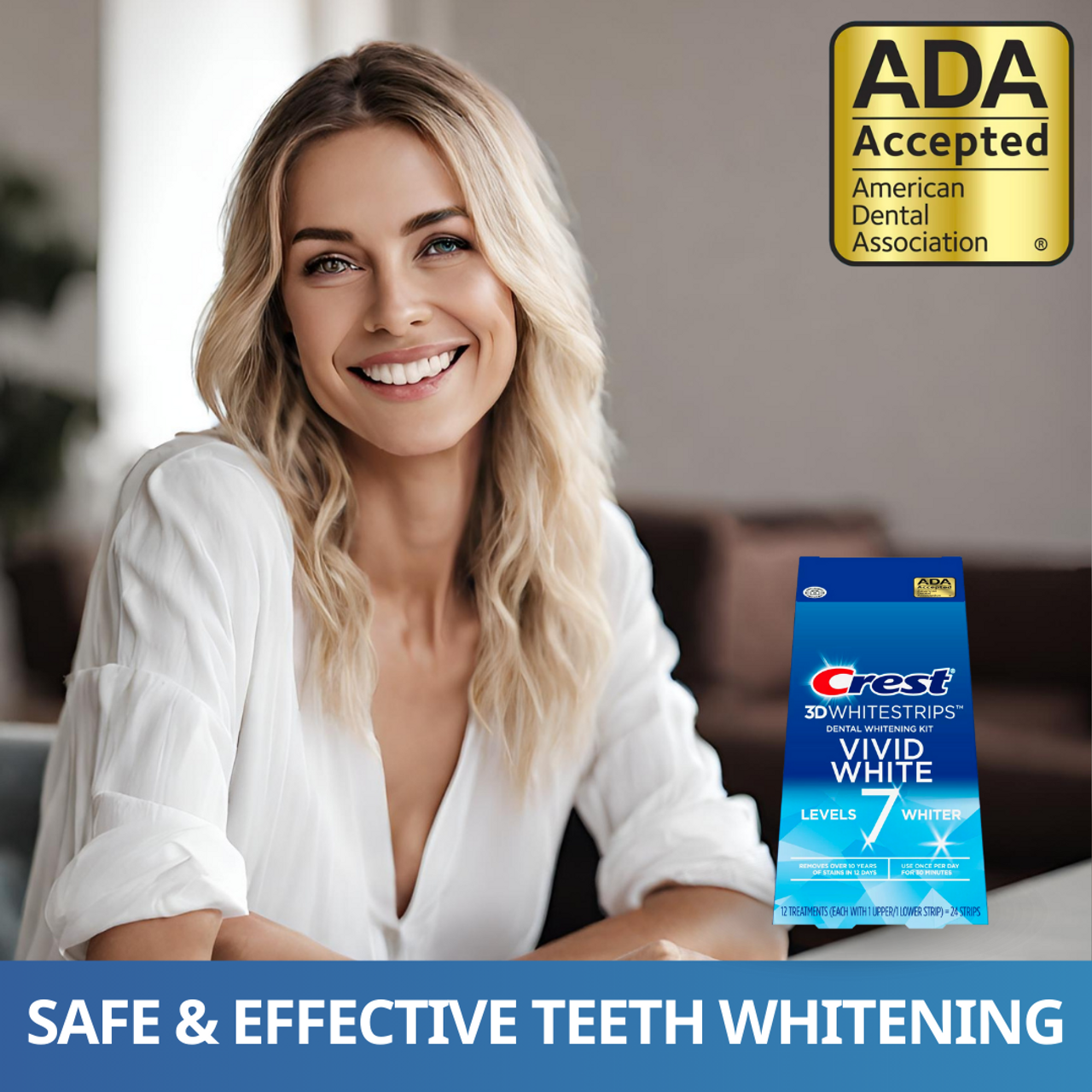 Crest 3D Whitestrips Vivid White